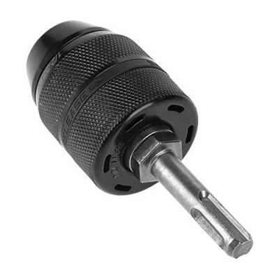 Image of Keyless Lathe Drill Chuck Converter, 2 13mm Capacity Metal Converter with SDS Adapter Accessories