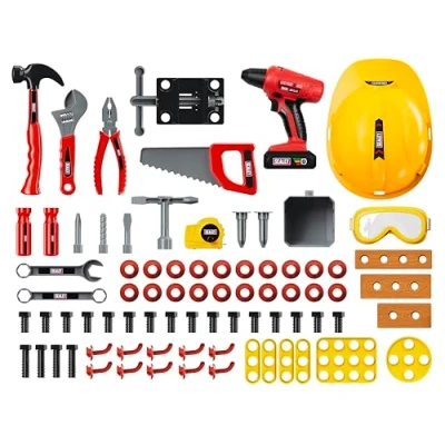 Image of Junior Toy Tool Kit with Workbench 90pc