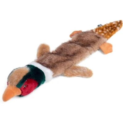 Image of Petface Luxury Multi Squeak Pheasant Dog Toy