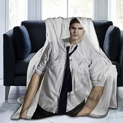 Image of Stefan Salvatore Fleece Blanket Throw Lightweight Super Soft Cozy Luxury Bed Microfiber 150CM X 125CM