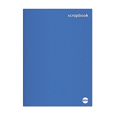 Image of RHINO A4+ Blue Scrapbook (13 x 9&quot;) 36 Pages of Sugar Paper 1 Pack Ideal for Projects, Cuttings, Keepsakes &amp; All Scrapbooking