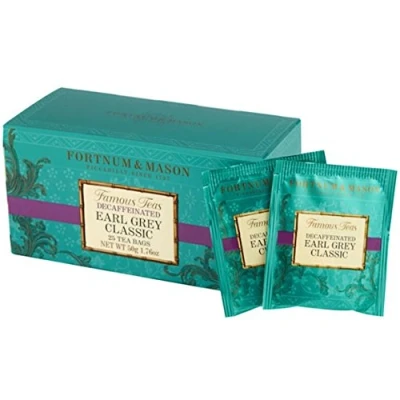 Image of Fortnum &amp; Mason Earl Grey Classic Decaffeinato 3 X 25 Envelopes (Total: 75 Envelopes)