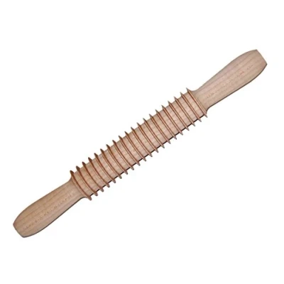 Image of Eppicotispai Beechwood Fettuccine Cutter Rolling Pin, Large