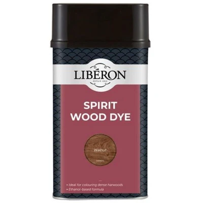 Image of 126793 Spirit Wood Dye Walnut 1 litre LIBSDW1LN Liberon