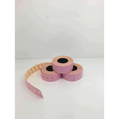 Image of Gato CT1 22mm x 12mm Price Gun Labels Pink 10 Rolls 10,000