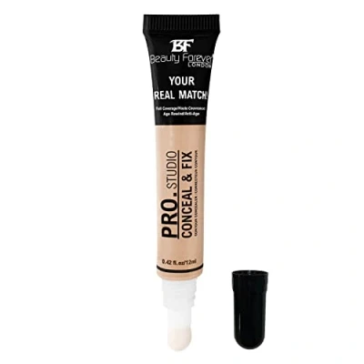 Image of Beauty Forever Pro Studio, Conceal &amp; Fix Contour Concealer, Moisturising Hydrating Formula, 12ml (05 IVORY)