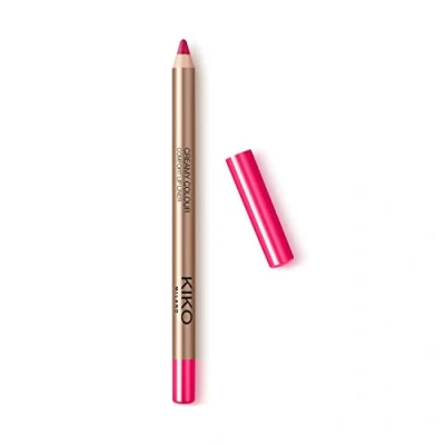 Image of KIKO Milano Creamy Colour Comfort Lip Liner 15 Long lasting Pencil, Raspberry