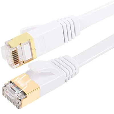 Image of Fumitt Cat 8 Ethernet Cable 1m,High Speed Flat Gigabit RJ45 Lan Internet Network 40Gbps 2000Mhz for Switch,Router,Modem,Xbox,PS4,TV box