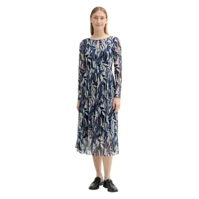 Image of TOM TAILOR Women&#039;s 1043038 Dress, 35892 Organic Shapes Design, 36