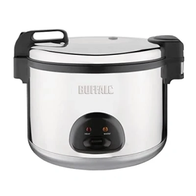 Image of Buffalo Jumbo Rice Cooker 9L Warmer Kitchen Catering Restaurant Take Away