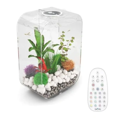 Image of BiOrb LIFE 60L Clear Aquarium Fish Tank with Multi Colour LED Lighting