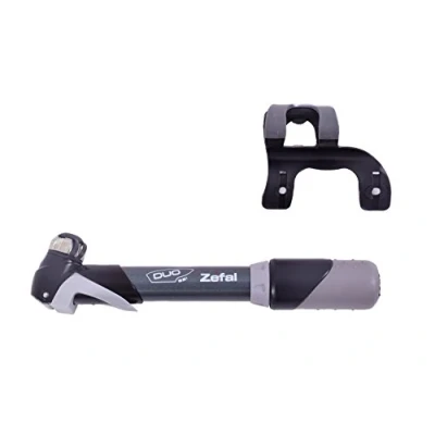 Image of Zefal Duo 821 LT Alloy MTB Bicycle Hand Pump Fast Inflation Presta Schrader 116 PSI