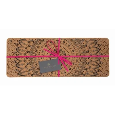 Image of Sara Miller Artisanne Noir Long Rectangular Cork Trivet