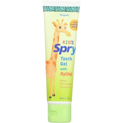 Image of Spry Tooth Gel with Xylitol Original 60ml Pack of 2