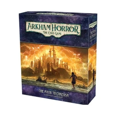Image of Fantasy Flight Games, Arkham Horror The Card Game: Path to Carcosa Campaign Expansion, Board Game, Ages 14+, 1 4 Players, 60 120 Minutes Playing Time, Multicolor (FFGAHC68)