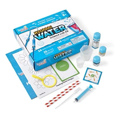 Image of Learning Resources H20hhh Water Science Lab Kit STEM Activities for Kids Ages 5 7, Toys, Guide, Dancing Bubbles, Tornadoes, Colour Changing Flowers and More, 24 Hands On