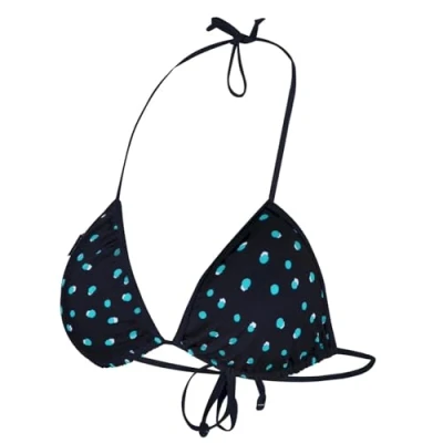 Image of Regatta Womens Aceana Bikini Top Navy Dot S