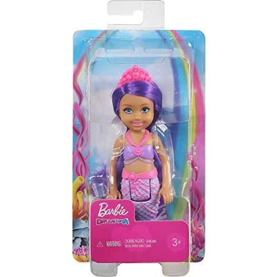 Image of Barbie Dreamtopia Chelsea Mermaid Doll Purple