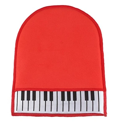 Image of Futheda Piano Clean Glove Duster Cloth for Cleaning Maintenance Musical Instrument Parts Red