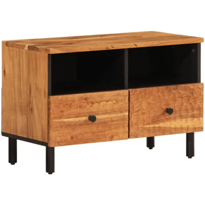 Image of vidaXL TV Cabinet 70x33x46 cm Solid Wood Acacia