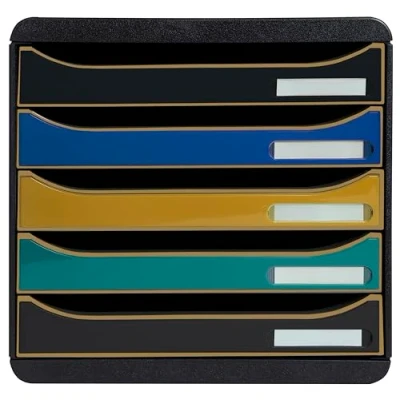 Image of Exacompta Neo Deco Big Box Plus 5 Drawer Unit
