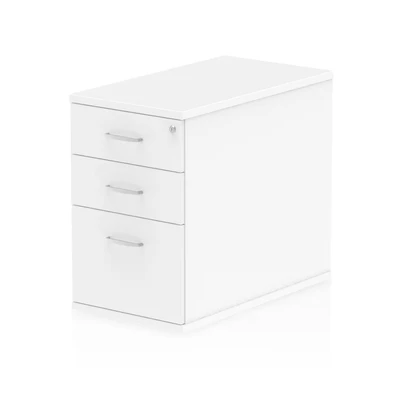 Image of Impulse 800 Desk High Pedestal 3 Drawer White I000191