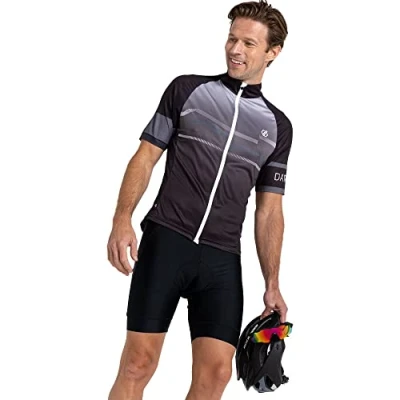 Image of Dare 2b Mens AEP Revolving S/S Jersey Black Wave Print XL