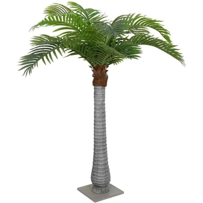 Image of vidaXL Artificial Palm Tree 15 Leaves 200 cm Green