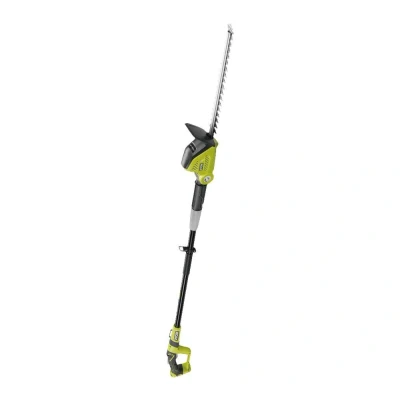 Image of RYOBI 18V One OPT1845 Cordless Pole Hedge Trimmer Black &amp; Yellow