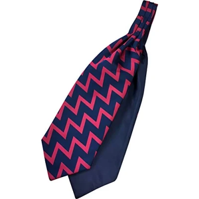Image of Great British Tie Club Royal Artillery Regiment Woven Striped Ascot Cravat
