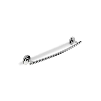 Image of Croydex Hampstead Wall Mounted Towel Rail with Zinc Alloy Construction, Chrome