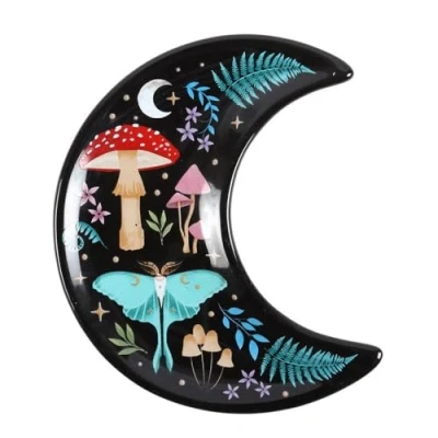Image of Something Different Wholesale Gorgeous Celestial Trinket Dish: Crescent Moon Design Perfect for Jewelry and Keepsakes Touch Dish