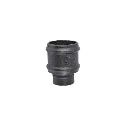 Image of Saint Gobain Classical Cast Iron Downpipe Loose Socket without Ears 65mm Black Pam Building Products