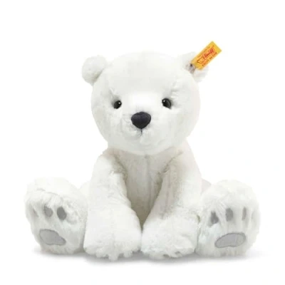 Image of Steiff 062636 Kuscheltier Animals Soft Cuddly Friends Lasse polar bear, Single, White, 28 cm