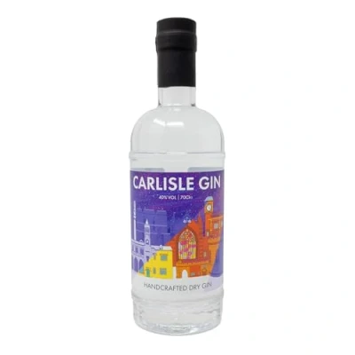 Image of Carlisle Gin Handcrafted Dry by Cumbria Distilling Co 70cl Bottle, 40% ABV
