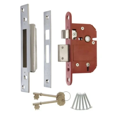 Image of ERA Fortress BS 3621 2.5 inch/ 64mm 5 Lever Maximum Security Mortice Sashlock Chrome Effect