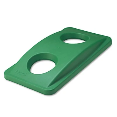 Image of Rubbermaid Commercial Products Slim Jim Bottle Lid Green FG269288GRN