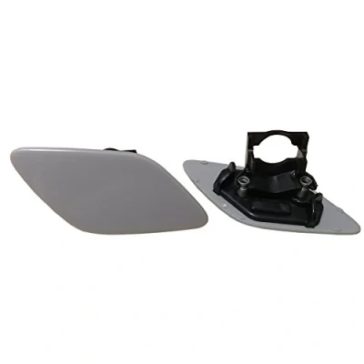 Image of Ricoy For 2007 2010 E92 E93 328i 328xi 335i 335xi Coupe Headlight Washer Cover Cap Lamp Flap Bumper Trim Primered (Left)