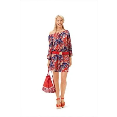 Image of Burda Ladies Easy Sewing Pattern 6684 Dress &amp; Blouse Tops