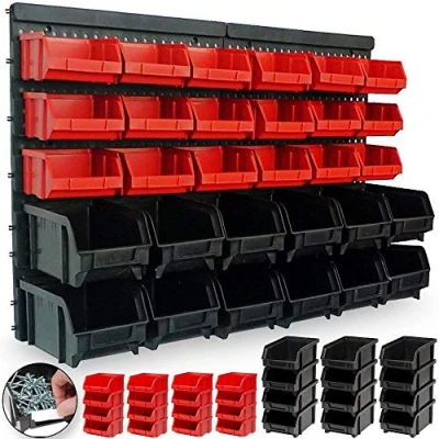 Image of BAKAJI Wall Panel with 32 Boxes 65 x 38 cm, Multicoloured, Standard Size