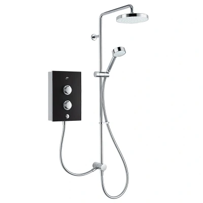 Image of Mira Showers Decor 10.8KW Black Onyx Dual Outlet Electric Shower 1.1894.006