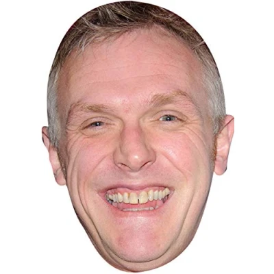 Image of FoxyPrinting Greg Davies Tv Movie Star Celebrity Cardboard Party Face Mask Fancy Dress