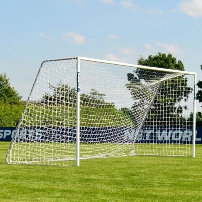 Image of FORZA Alu60 Aluminium Football Goals [11 Size Options] Premium Goal Posts Used by Professional Clubs Freestanding &amp; Fold Away (16ft x 7ft, Single)