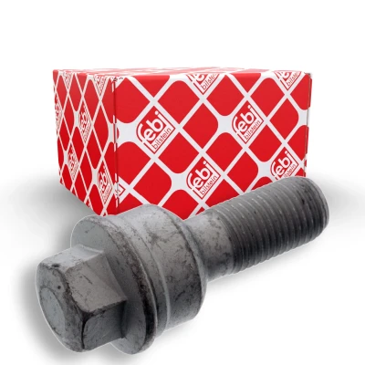 Image of 8R0601295 Wheel Bolt FEBI BILSTEIN 46706 M14 x 1,5 Ball seat A/G 21,5mm silver 10.9 for light alloy rims 17 Steel Male Hex AUDI: Q5, Q8