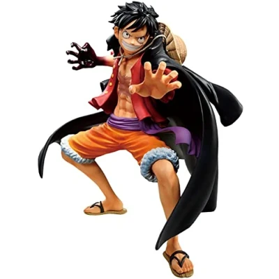 Image of BanPresto One Piece King of Artist The Monkey.D.Luffy Wanokuni II Figure, Multicolor,BAN17982