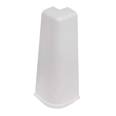 Image of Plastic Skirting Board High Line 2.5m PVC External Corner White Matt M089