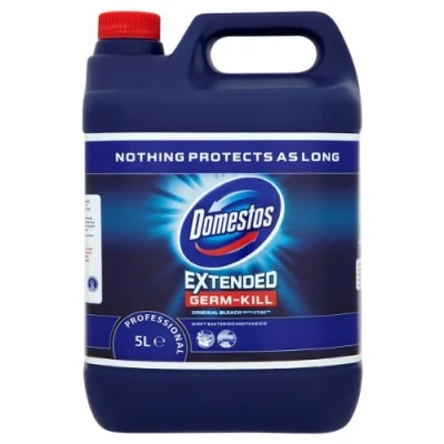 Image of Domestos Professional Extended Germ Kill Original Bleach wit CTAC 5L