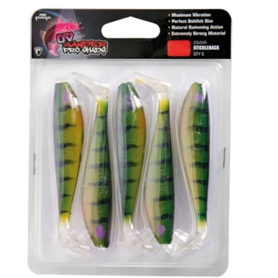 Image of Fox Rage Zander Pro Shad Stickleback Ultra UV Packs 7,5cm 5pcs