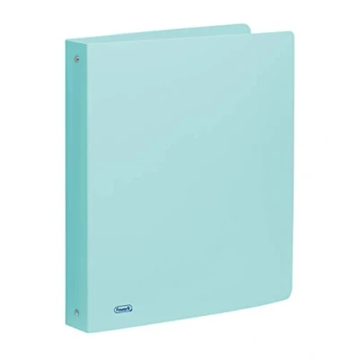 Image of Favorit Polypropylene Pastel Binder 22 x 30 cm, 4 Round Rings with mm Diameter, Blue