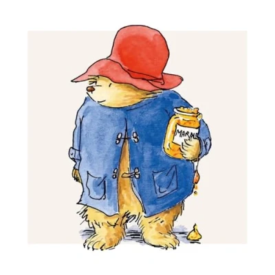 Image of Paddington Bear Peckish with Marmalade Blank Birthday/All Occasions Card